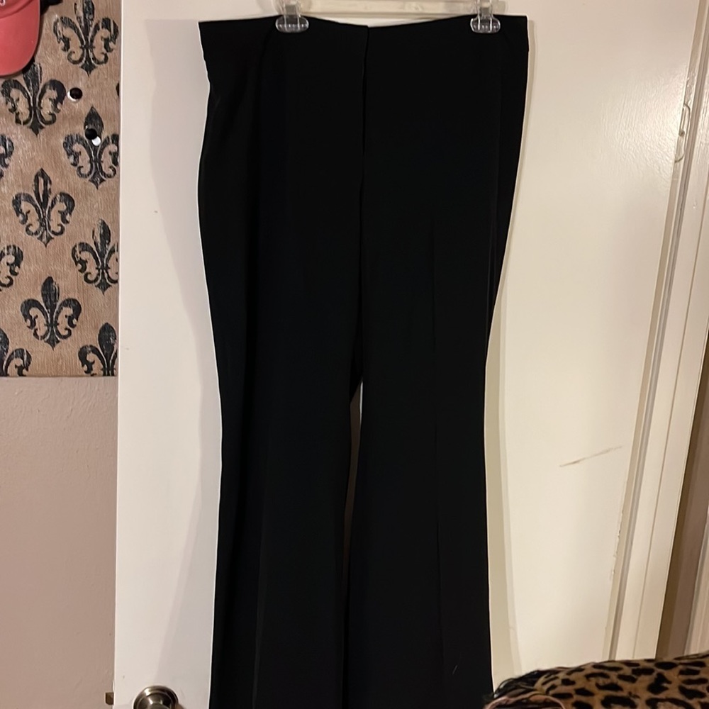 Nine West Suit Separates Wide Leg Slacks Gem